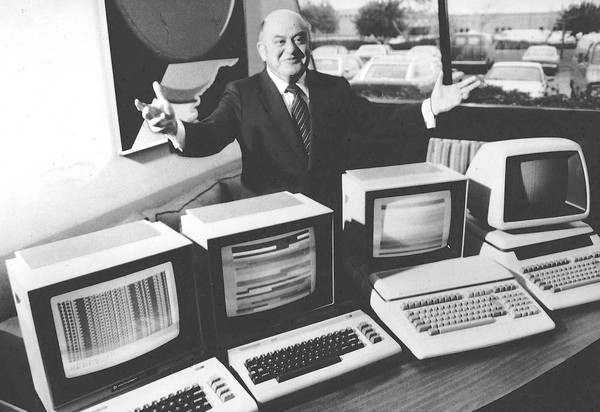 [Commodore International Ltd. President Jack Tremiel in 1984.] *** []
