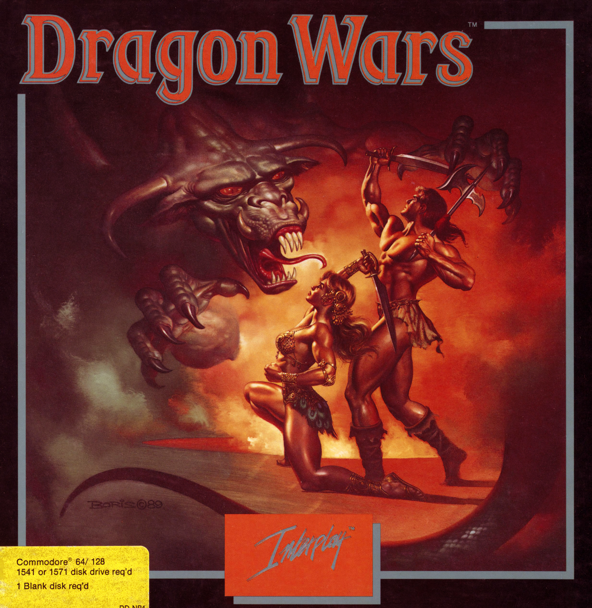 Dragon Wars on Commodore 64