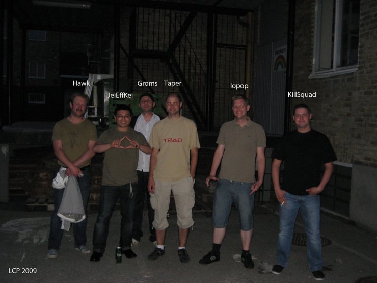 Triad at LCP 2009: Hawk, JFK, Groms, Taper, iopop and Killsquad